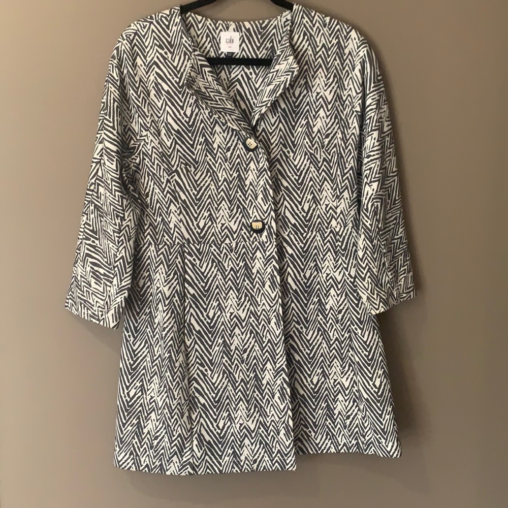 CAbi chevron stripe jacket